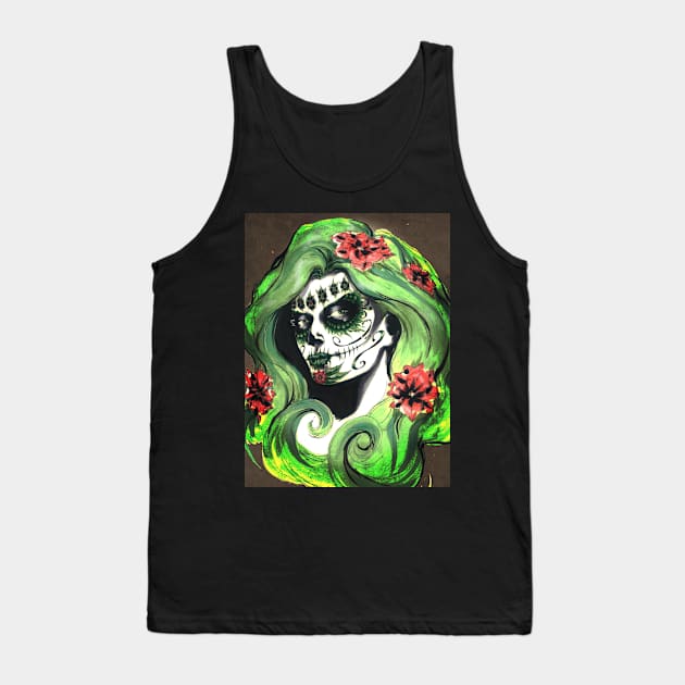 Day of the Dead Ivy Tank Top by ArtofBREED